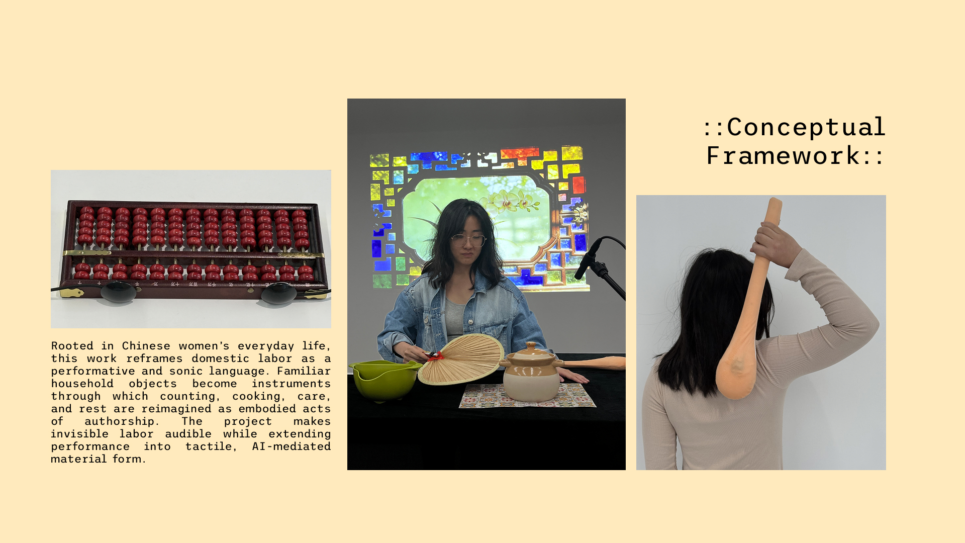 To Perform / To Live, frame 3 of 8